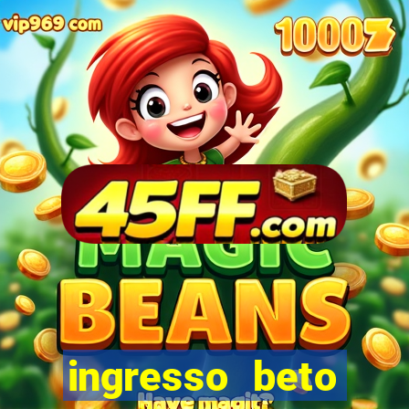 ingresso beto carrero com desconto